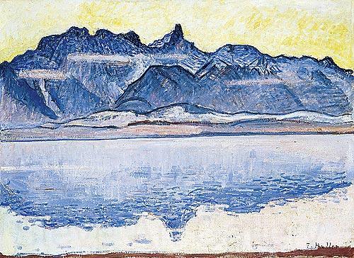 Ferdinand Hodler Stockhornkette mit Thunersee